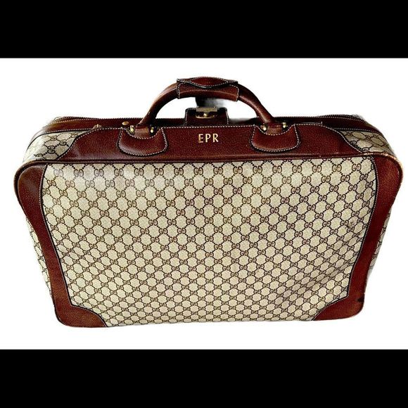 GUCCI AUTHENTIC VINTAGE 50’s SUITCASE - Picture 3 of 16